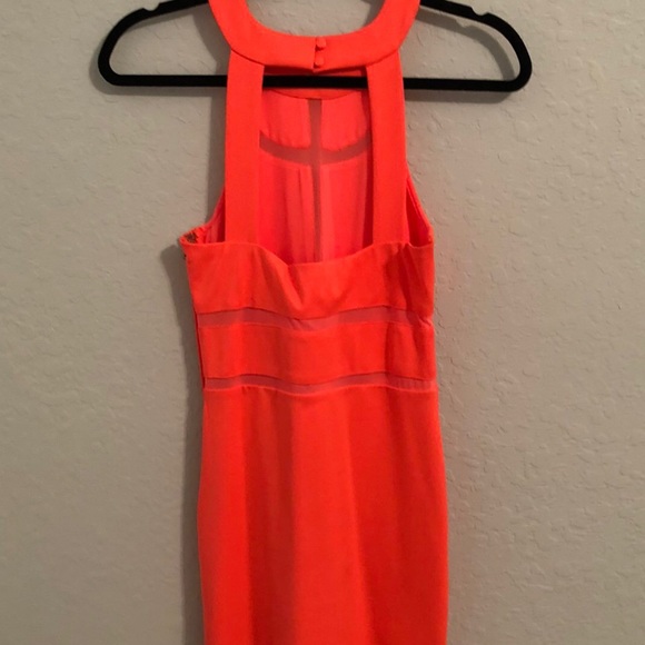 GUESS Orange Bodycon Orange Dress - Picture 3 of 4